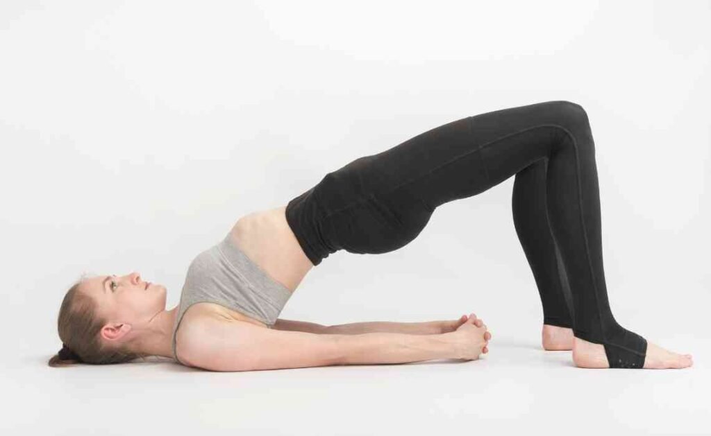 bridge pose or setu bandha