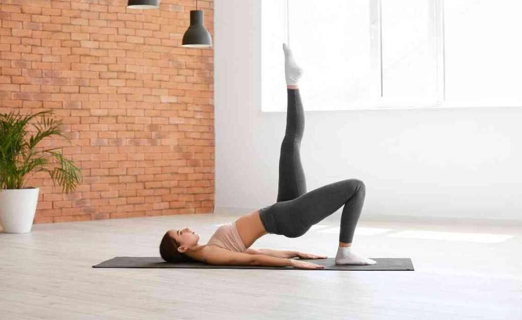 pilates leg circles exercise