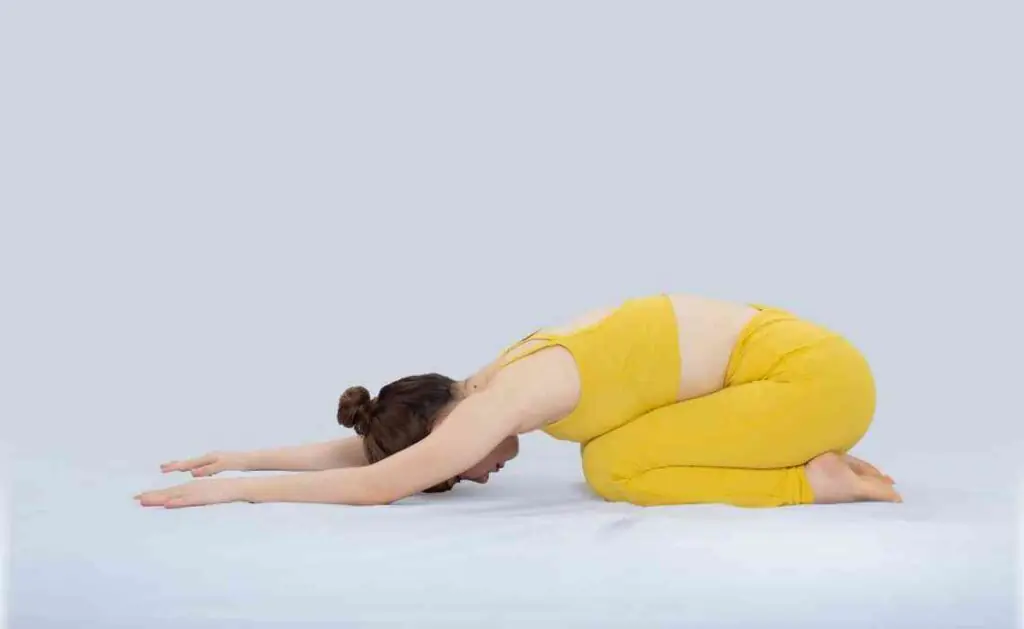 child's pose or balasana in yoga child's pose or balasana in yoga