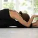 paschimottanasana or seated forward bend pose